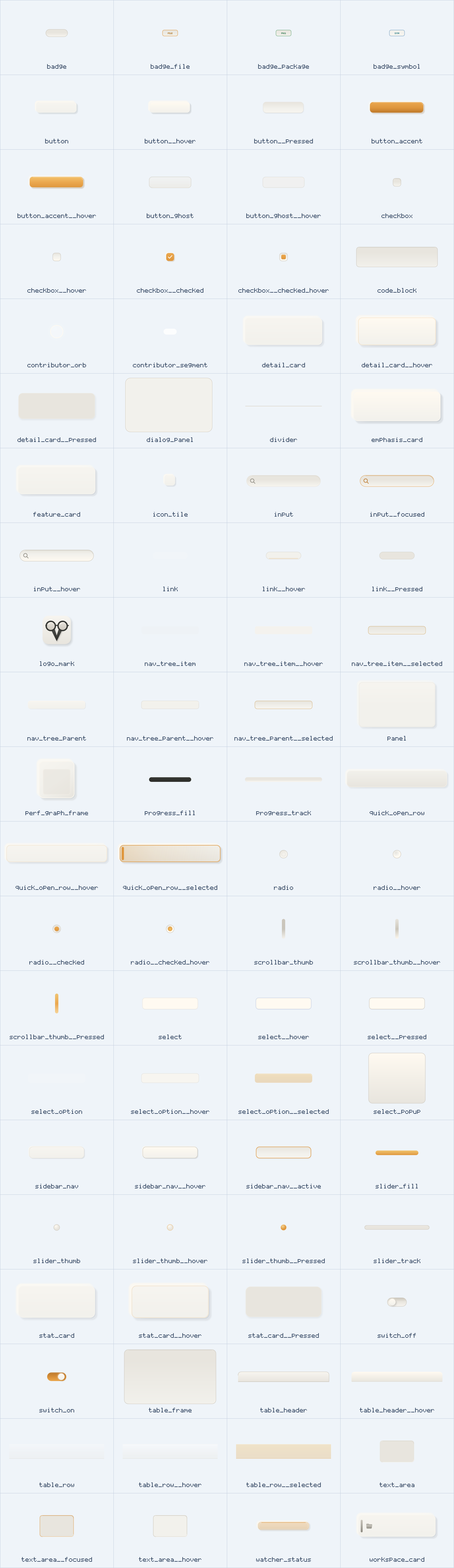 Generated MVG porcelain contact sheet